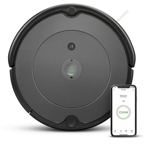 iRobot Roomba 697 aspiradora robotizada 0,6 L Sin bolsa Negro, Gris