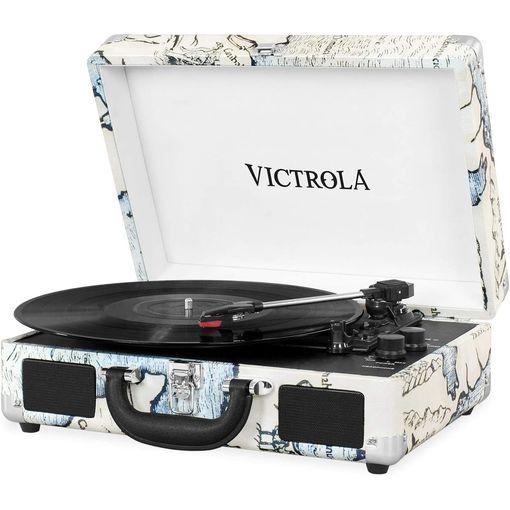 Tocadisco - Tocadisco Lp - Tocadiscos de vinilo Bluetooth de 3 velocidades  con altavoces estéreo incorporados, reproductor portátil Tocadisco Lp