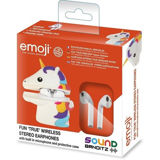 Auriculares infantiles de Emoji con micrófono