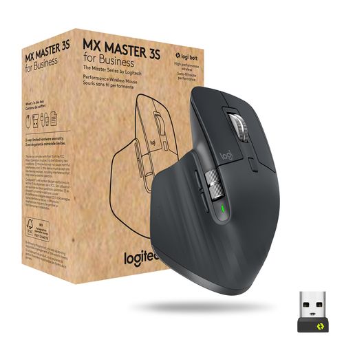 Logitech MX Master 3S Performance Wireless Mouse – Black