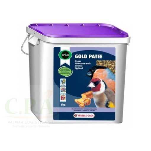 Pasta de cría para aves silvestres GOLD PATEE ORLUX VERSELE LAGA 5 kg.