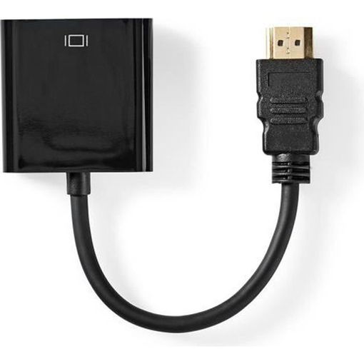 Conversor Cable Adaptador De Hdmi Macho A Vga Hembra - Hdmi To Vga 1080p  Negro con Ofertas en Carrefour