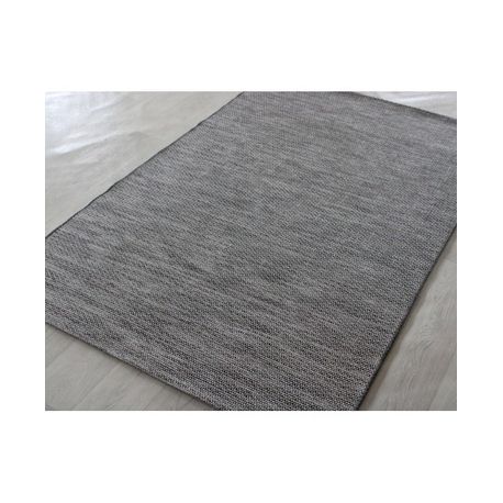 Alfombra pie de cama pvc Siro gris 48x75cm