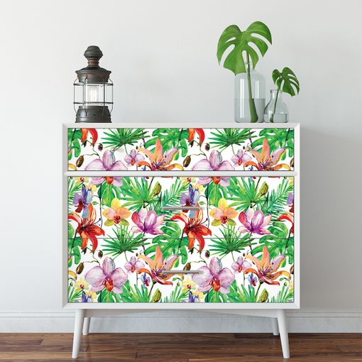 Vinilo para muebles tropicales cucuta - adhesivo de pared - revestimiento  sticker mural decorativo - 60x90cm