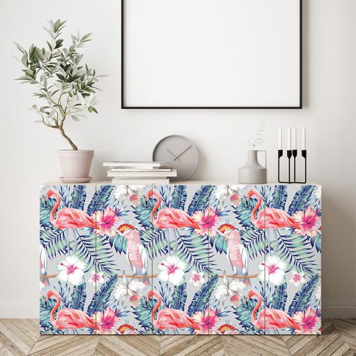 Vinilo Muebles Tropical Heimiti - Adhesivo De Pared - Revestimiento Sticker  Mural Decorativo - 40x60cm con Ofertas en Carrefour