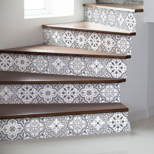 Vinilos Escaleras Escandinavas Edard - Adhesivo Pared - Sticker  Revestimiento - 40cmx140cm-2debandes20cmx140cm con Ofertas en Carrefour