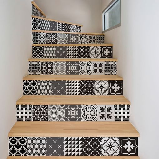 Vinilos Escaleras Escandinavas Edard - Adhesivo Pared - Sticker  Revestimiento - 40cmx140cm-2debandes20cmx140cm con Ofertas en Carrefour