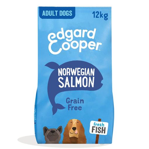 Edgard & Cooper Grain-free Adult Salmón Fresco Pienso Para Perros Adultos  Hipoalergénico Y Sin Cereales 12kg con Ofertas en Carrefour