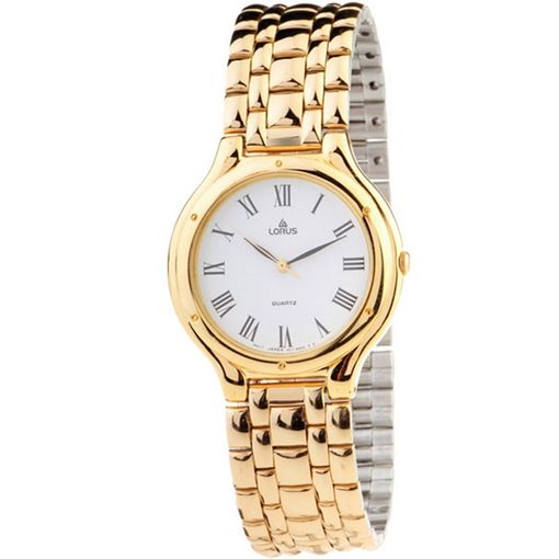 Reloj De Pulsera Lorus Analógico Para Hombre Color Dorado Correa Acero  Inoxidable Dorado con Ofertas en Carrefour