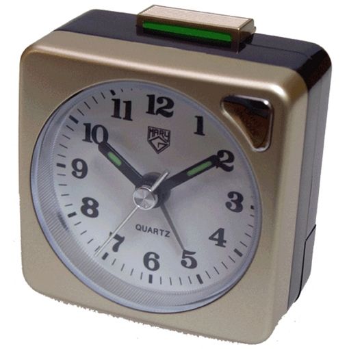 Reloj despertador analógico vintage, sonido de despertador de