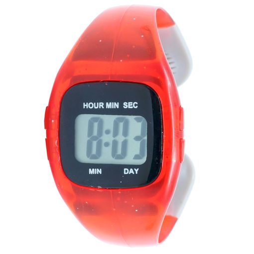 Reloj De Pulsera You Digital Para Mujer Color Rojo Correa Pl stico