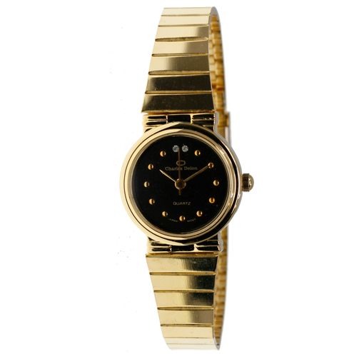 Reloj De Pulsera Christian Gar Analógico Para Mujer Color Dorado Correa Laton