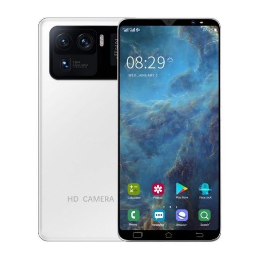 Smartphone T11 Dual-sim 5.5”, Mtk6572 Dual Core, 1gb Ram + 8gb Rom, Android 4.4.2 - Blanco