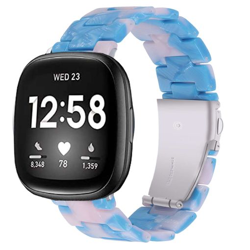 Correa Acier Con Resina Ajustable Zafiro Para Fitbit Versa 4 con Ofertas en  Carrefour