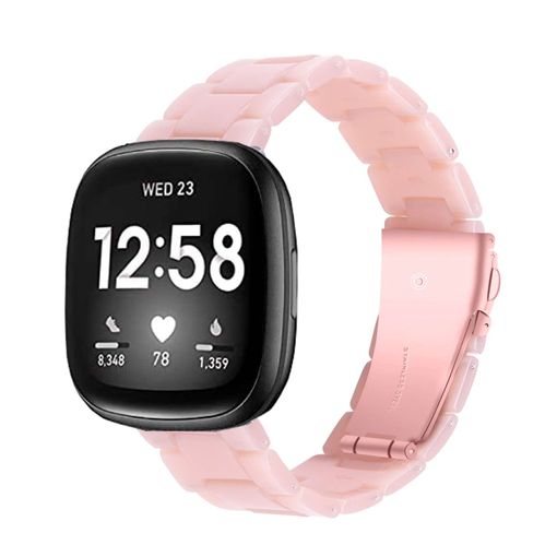 Correa Resina Premium Ajustable Rosa Para Fitbit Versa 4 con Ofertas en  Carrefour