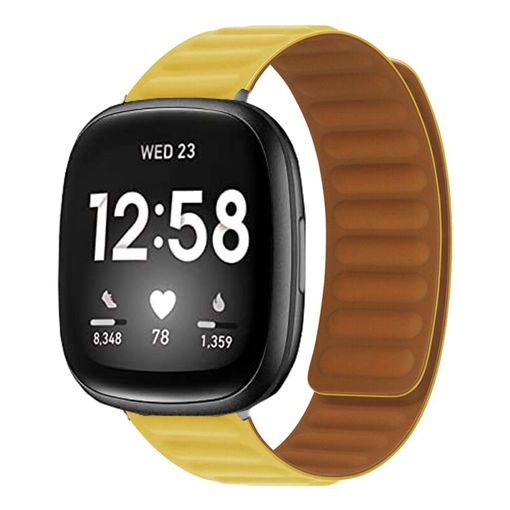 Correa Acero Inoxidable Ajustable Negro Y Oro Para Fitbit Versa 4 con  Ofertas en Carrefour