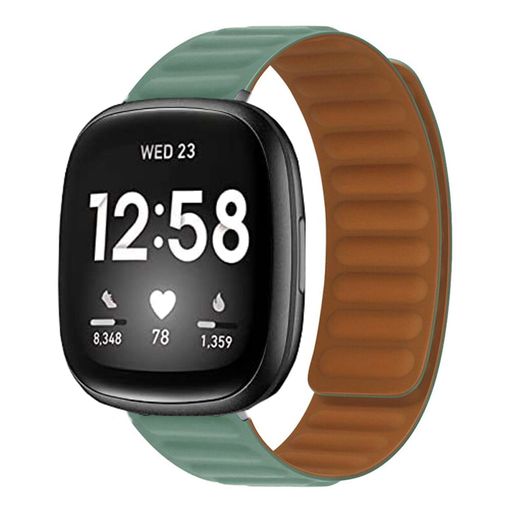 Correa Silicona Liquida Suave Para Fitbit Versa 3 Negro con Ofertas en  Carrefour