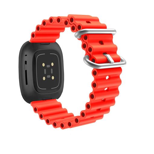 Correa Silicona Liquida Suave Para Fitbit Versa 2 Rojo con Ofertas en  Carrefour