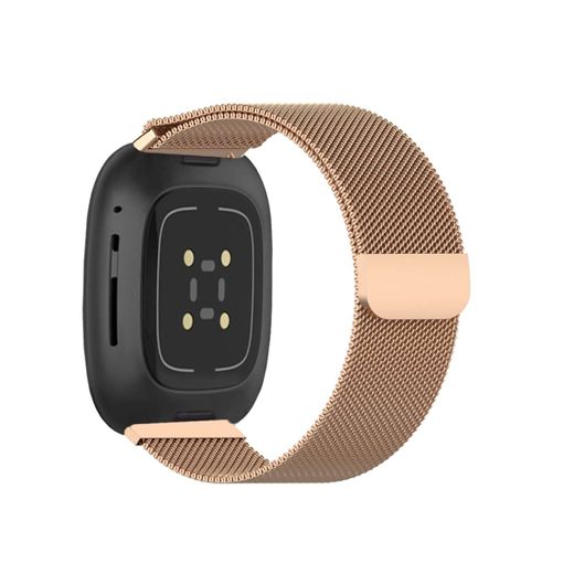 Correa Milanese Acero Inoxidable Loop Para Fitbit Versa 2 Oro Rosa con  Ofertas en Carrefour