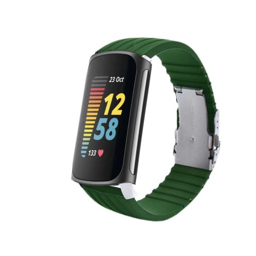 Correa Silicona Con Cierre Ajustable De Acero Para Amazfit Gtr 4