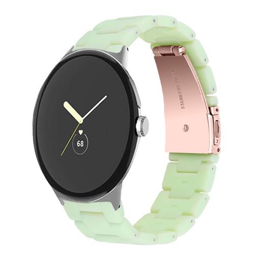 Correa Resina Premium Ajustable Verde Claro Para Fitbit Versa 3