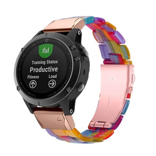 Correa Resina Premium Ajustable Arcoiris Para Garmin Fenix 6 Pro And  Sapphire con Ofertas en Carrefour