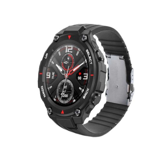 Correa Silicona Con Cierre Ajustable De Acero Para Amazfit Gts 2 Mini Gris  con Ofertas en Carrefour