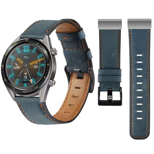 Correa De Cuero Vintage Leather Para Garmin Forerunner 255 Music Azul con  Ofertas en Carrefour