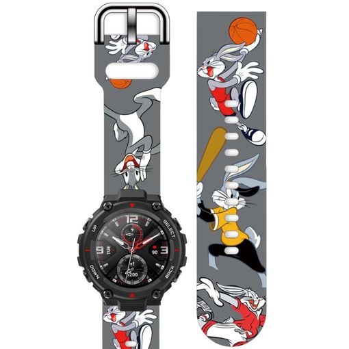 Correa Silicona Liquida Suave Para Amazfit T-rex 2 Bugs Bunny con Ofertas  en Carrefour