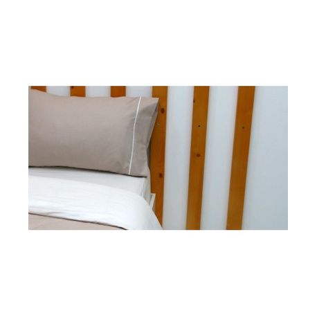 Conjunto de 2 Piezas de Funda Nórdica + Funda de Almohada Mijas para Cama  de 90 cm Color Beig