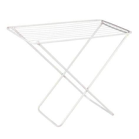 Tendedero Plegable De Metal Aluminio Homcom 157,5x54x101 Cm