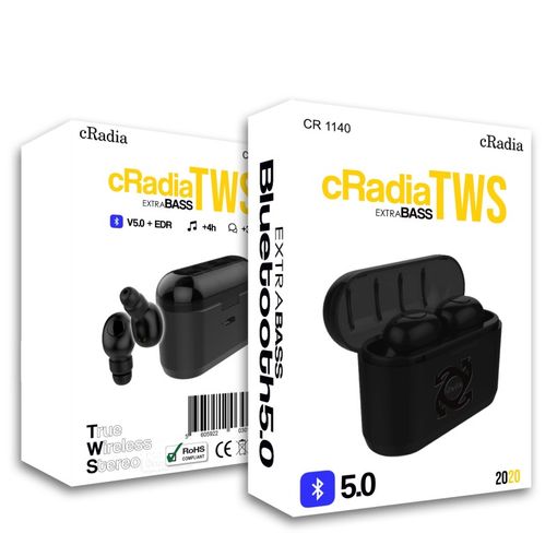 Auricular Bluetooth Cradia Cr1140 Extrabass 5.0