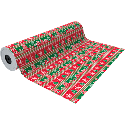 1x Rollo De Papel De Regalo Estrellas De Navidad 62cmx90m con Ofertas en  Carrefour