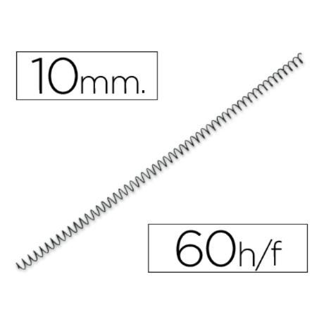 Espiral Metalico Q-connect 64 5:1 10 Mm 1mm Caja De 200 Unidades