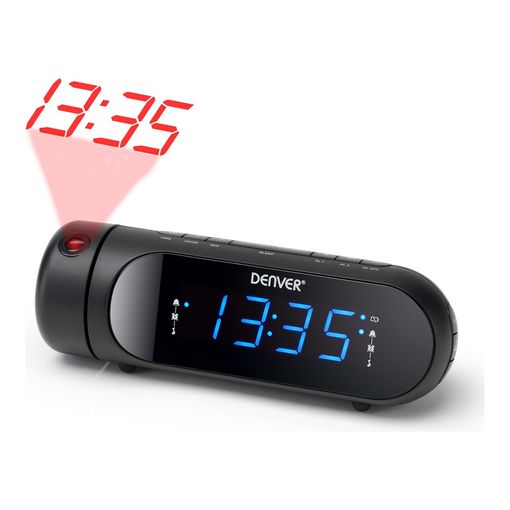 Roadstar CLR-700 Qi Radio Reloj Despertador Digital PLL FM, Cargador  Inalámbrico Móvil Smartphone con Tecnología QI, , Negro - Conforama