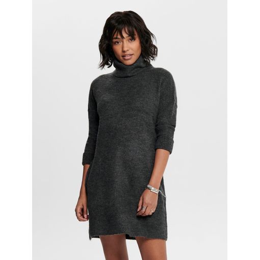 Vestido Corto Gris Estilo Jersey Cuello Vuelto Para Mujer Only con Ofertas  en Carrefour