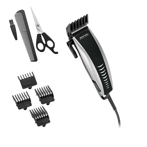 MPM MMW-02 Cortapelos Eléctrico Profesional, Afeitadora para Hombre,  Depiladora Corporal, Cabeza, Barba, Ajuste de corte, Cuchilla de Acero  Inoxidable