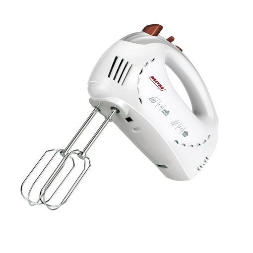 Batidora Amasadora Repostería De Mano, 5 Velocidades + Turbo, Varillas Y  Gancho Amasar Acero Inoxidable Blanco 300w Mpm Mmr-15 con Ofertas en  Carrefour