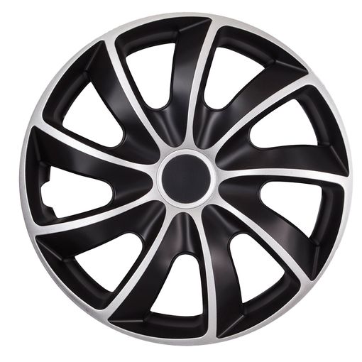 Juego De Tapacubos Sparco Wheels Lazio 15-Pulgadas Negro/Gris