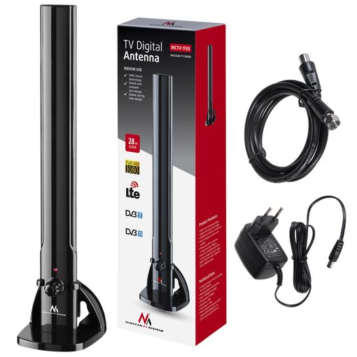 Compre Antena De Tv Digital Interior Portátil, Antena De Tv Del Coche Con  Dvb-t2/1080p 4k/uhf 470 ~ 862mhz y Antena Tv Coche de China por 2 USD