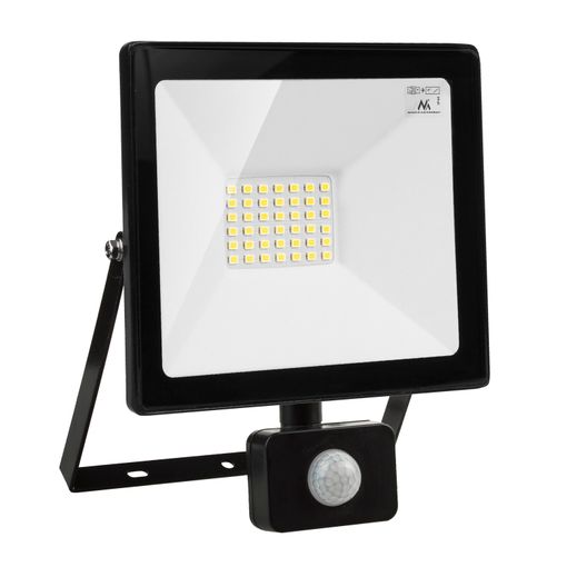 Reflector Led Sensor Movimiento Exterior 30w Luz Fria 220v