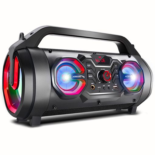 Altavoz Bazooka Port til Bluetooth Boombox Iluminaci n con Ofertas