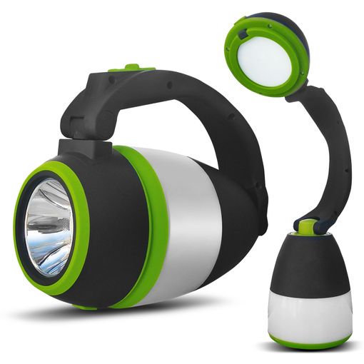 Lámpara 3en1 Led Linterna Escritorio Camping Banco De Energia con