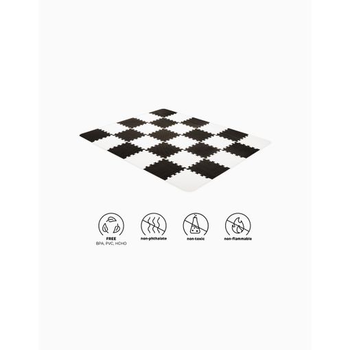 Alfombra Puzzle Para Bebés Luno Blanco/negro Kinderkraft con Ofertas en Carrefour | Ofertas