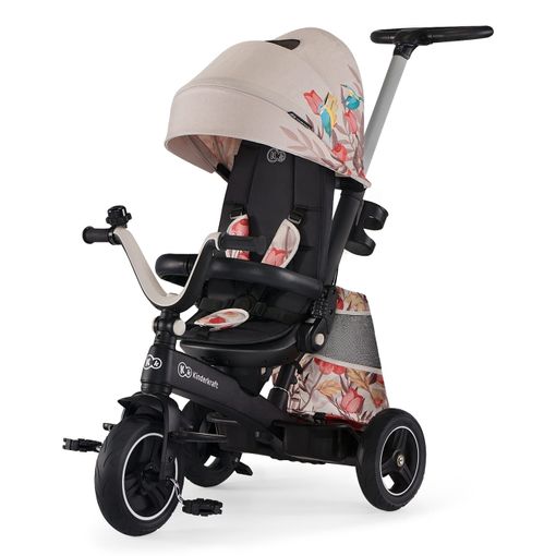 TRICICLO 4 EN 1 KINDERKRAFT JAZZ GRIS EN OFERTA