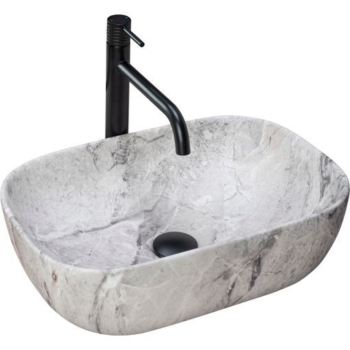 Lavabo Sobre Encimera Rea Sea Black + Tapón Click-clack con Ofertas en  Carrefour