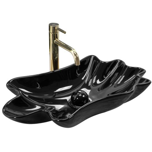 Lavabo Sobre Encimera Rea Sea Black + Tapón Click-clack con Ofertas en  Carrefour