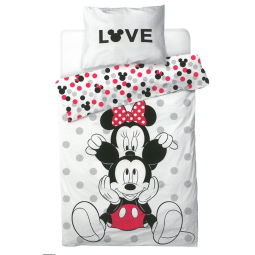 10xdiez Funda N rdica 2 Piezas Mickey Y Minnie Love cama De