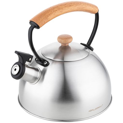 Comprar Tetera de cocina de inducción, hervidor de agua de fondo plano de  acero inoxidable de gran capacidad, 1,2 L