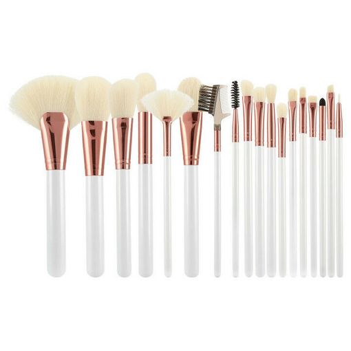 Tools For Beauty Set Brochas De Maquillaje Blanco&ecru 18 Piezas